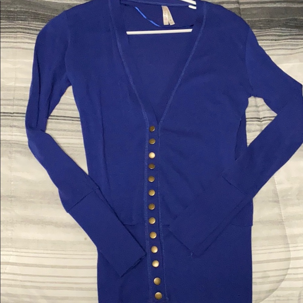 Royal blue cardigan